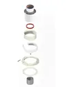 KRATS Адаптер вертикальный 60/100 (кроме Navien, Immergas) (VA-01/AL)