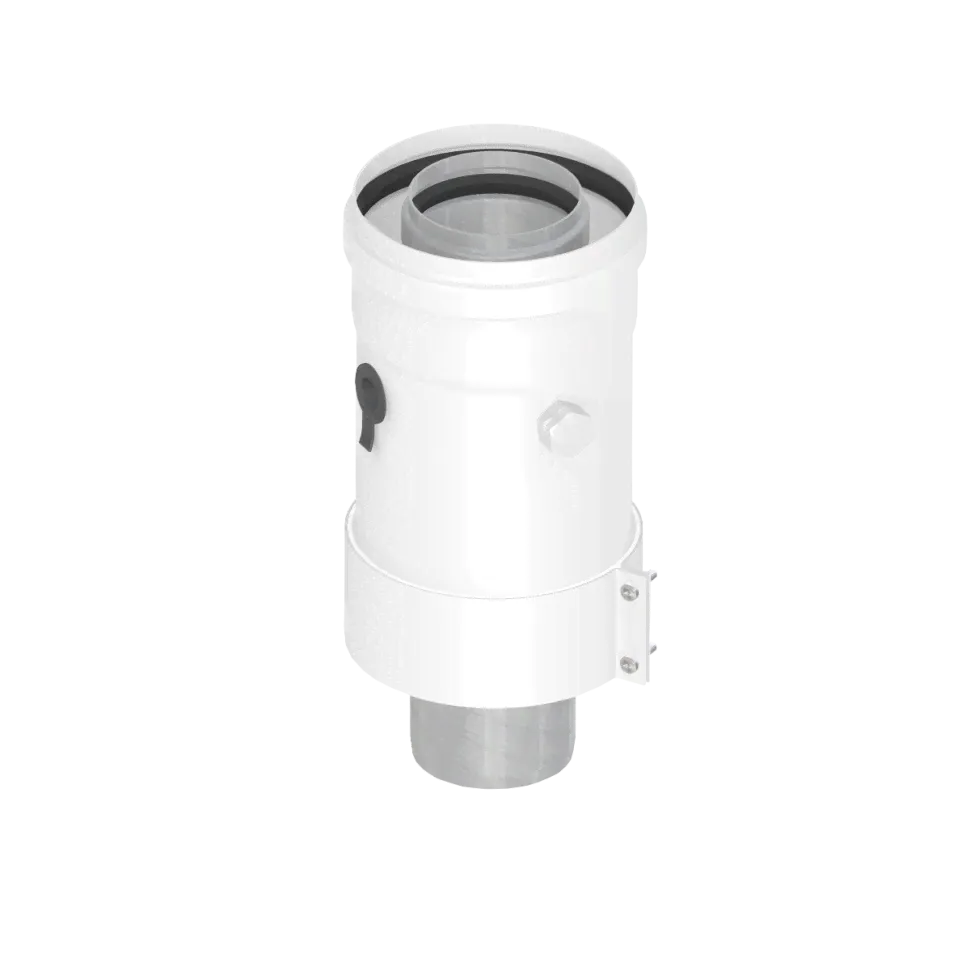 Коаксиальный дымоход Адаптер вертикальный коаксиальный d 60/100 мм (Все котлы, кроме Immergas)