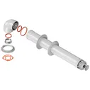 Rommer Комплект дымохода СТАНДАРТ 60/100 - 900мм (IMMERGAS)